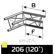 2-х сторонний угловой блок с углом 120 гр. 4,3кг К3-290NB-206Х фото