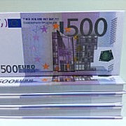 Отрывной блокнот 500 Евро фото