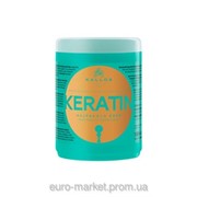 Маска с кератином и протеинами молока Kallos Cosmetics, 1 л.