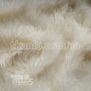 Ткань Мех травка 33 мм (белый ) 145