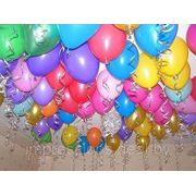 Гелиевые шары для украшения под потолок