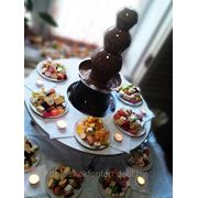 Шоколадный фонтан средний (54 см высотой) на праздник (фондю, свадьба, выпускной 2013) Минск фотография
