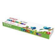 Пластилин классический STAFF, 6 цветов, 60 г, картонная упаковка, 103677 фотография