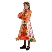 Карнавальный костюм Карнавалия.рф Осень в короне детский, 32-34 (122-128 см) фото