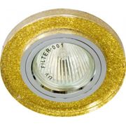 Светильник потолочный MR16 G5.3 мерцающее золото фото