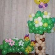 Украшение помещений воздушными шарами фото