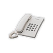 Телефон Panasonic KX-TS2350RU белый фото