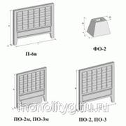 Плита ограждения П6в