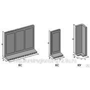 Блок стеновой и угловой коллектора КС-25 268х60х269см, m= 3180кг