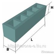 Унифицированные дырчатые блоки ФБП 6,0-2 (6000х600х580) V=0,79m3 m=1980 фото