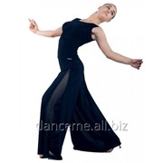 Dance Me Блуза женская БЛ221, масло / бахрома, черный фото