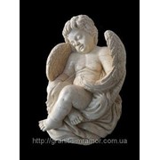 Скульптура ангел из мрамора 1 фото