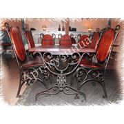 Стол кованый кованая мебель мебель для дома мебель для ресторана фотография