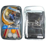 Набор для настольного тенниса Donic Shildkrot Oversize Set, 2 ракетки и 3 мяча, в сумочке