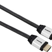 Кабель аудио-видео Hama High Speed HDMI (m)-HDMI (m) 2м контакты позолото черный 3зв (00056580) фото