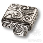 Ручка кнопка сплав олова и серебра, цвет - античное серебро 900.00.16 argento