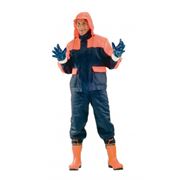 Одежда защитная для пожарных костюм антипропильный синий оранжевый