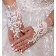 Свадебные перчатки фото