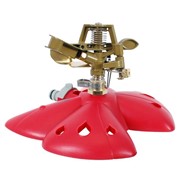 Дождеватель пульсирующий с полной/частичной зоной полива на базе, круг/сектор полива до 12 м, metal INTERTOOL GE-0074 фото