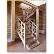 Изготовление деревянных лестниц № 13 фото