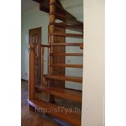 Лестница винтовая деревянная массив бука