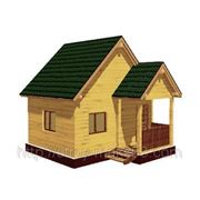 Строим деревянный дачный дом 4x5м фото