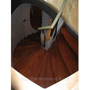 Лестница из массива дерева 4 фото