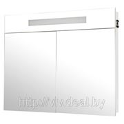 Зеркало-шкафчик (галерея) Аква Родос Ника 95 (белый) фотография