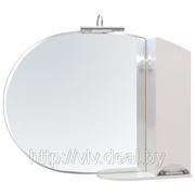 Зеркало с боковым шкафчиком настенное, с подсветкой Аква Родос Глория правое/левое(ZGLP105) фотография