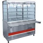 Прилавок-витрина холодильный ПВВ(Н)-70КМ-С-НШ. Линия раздачи Аста для столовой,кафе