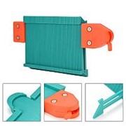 Drillpro 5 дюймов Profile Copy Contour Gauge Самоблокирующийся ламинат для дерева Инструмент Дубликатор фото