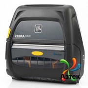 Принтер этикеток Zebra ZQ520 термо 203 dpi, LCD, Bluetooth v.3.0, WiFi, USB, аккумулятор, кабель, Linerless Platen, ZQ52-AUN100E-00