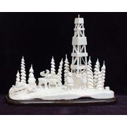 “Вышка“ сувенир из рога лося фото