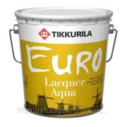 Водоразбавляемый полугрянцевый лак “Евро лак аква“ 9л фотография