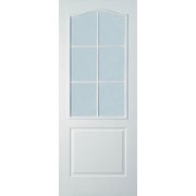 Двери МДФ, полотно под стекло, грунтованное. фото