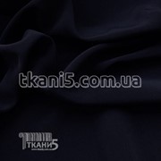 Ткань Тяжелый шелк ( темно-синий ) 4437 фото