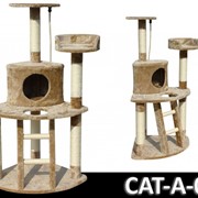 Когтеточка домик игровой комплекс для кота дряпка A-03