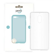 Силиконовый чехол PERO для Nokia 3.1 Прозрачный фото