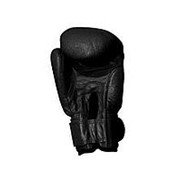 Перчатки боксерские GYM BGG-2018, 10oz, кожа, черный (4497) фотография