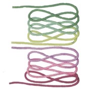 Скакалка нейлоновая трёхцветная фотография