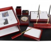 Набор настольный Delucci на 9 предметов с часами 19201 фото