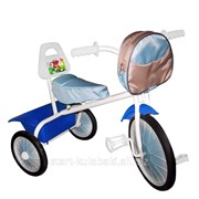 Детский Велосипед Малыш 06C голубой с сумкой фото