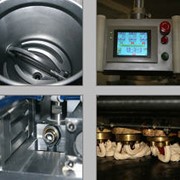 Экструзионный автомат для производства изделий из заварного, сырцового или песочного теста с начинкой фото