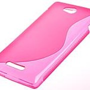 Чехол силиконовый для Sony Xperia C / S39h / CN3 S-Line TPU (Розовый) фото