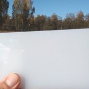 Монолитный поликарбонат КИВИ Белый 1,8 мм (1,525х2,05 м) Полигаль фотография