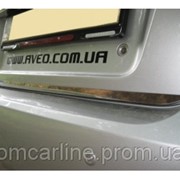 Накладка на багажник Chevrolet Aveo (шевроле авео), нерж.