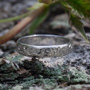Кольцо Hammered ring фото