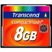 Карта памяти Compact Flash 8 Gb Transcend 133x фотография