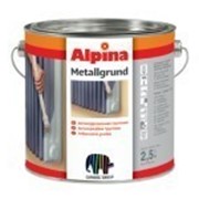 Антикоррозионная грунтовка для железа и стали Alpina METALLGRUND прозрачная 2.5л