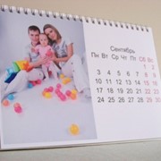 Настольный фото-календарь с перекидными листами.(12 фото) фотография
